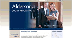 Desktop Screenshot of aldersonreporting.com
